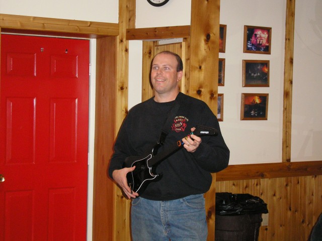 Ray Calore Jams Out To Guitar Hero In The Firehouse